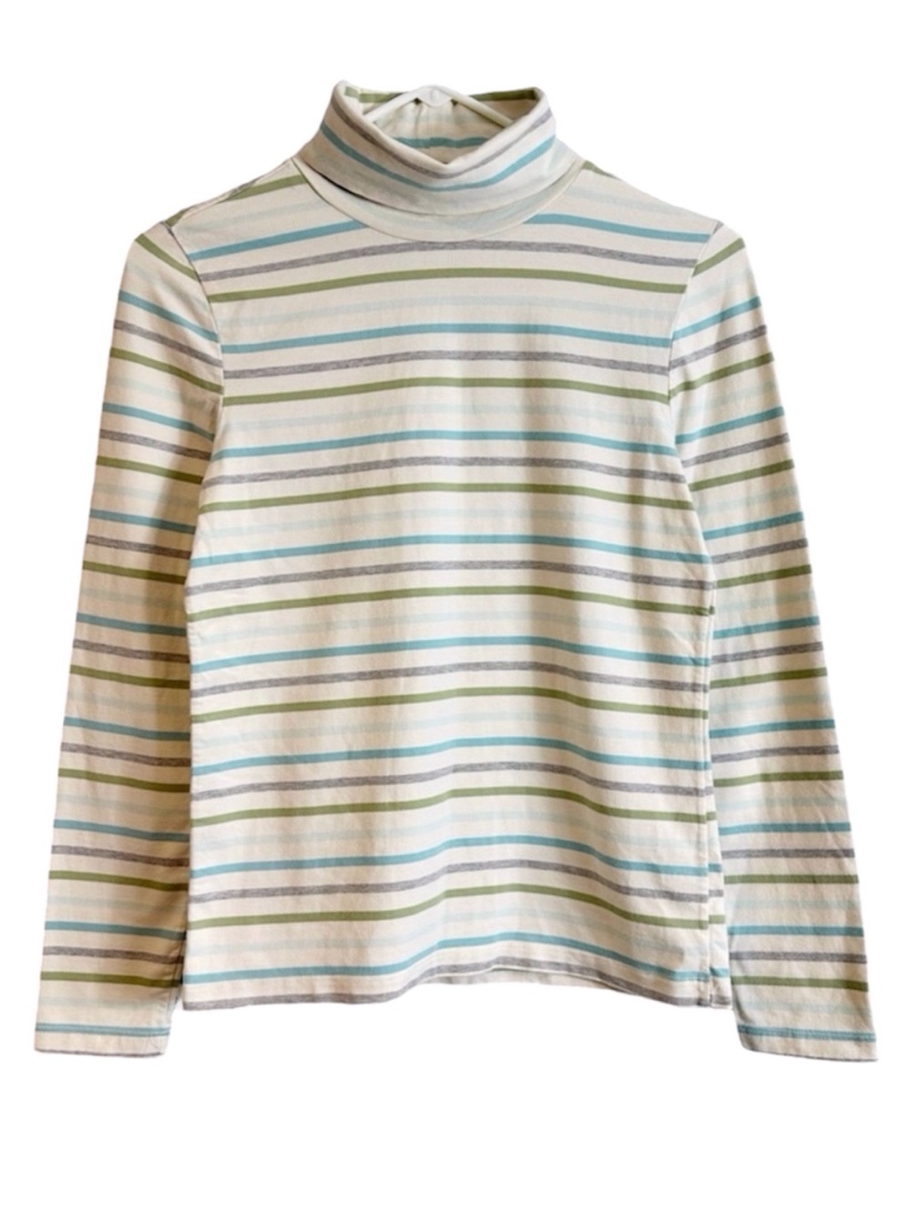 GAP Stretch Minimalist Stripe Turtleneck Top